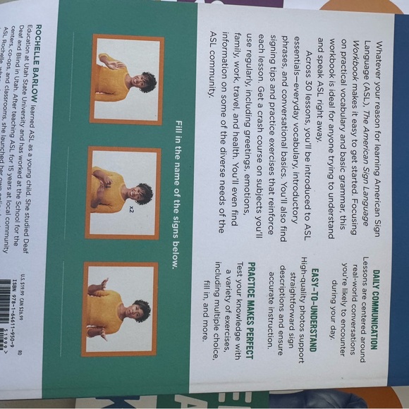 ❌SOLD❌ American Sign Language Learning Set - Picture 7 of 7
